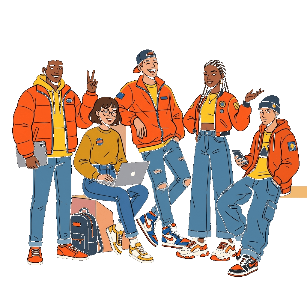 TechSnap Campus Crew Illustration